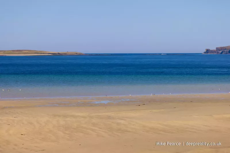 Beach scene - Broch of Gurness, Orkney