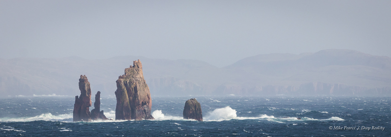 Seascape after the storm, near Hillswick, Shetland Islands